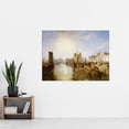 thumbnail image 2 of Turner The Harbor Of Dieppe Extra Large Art Print Wall Mural Poster Premium XL, 2 of 3