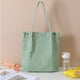 thumbnail image 3 of Qarigey Bolso de mano de pana para mujer, bolso de hombro ligero, bolsas de compras de gran capacidad, almacenamiento, bolsos informales Retro, Bolsas de mensajero y de hombro Verde claro, 3 of 6