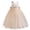 Champagne Color, variant on LYMAYTER Girls Satin Tulle Princess Dress Pearls Bow Knot Wedding Party Pageant Ball Gown 3-12Y