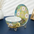 thumbnail image 5 of Bard's Ornate Twisted Shiny Gold-toned Cup and Saucer Stand, 3" H x 2.75" W x 4" D, Pack of 2, 5 of 5