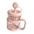 thumbnail image 3 of Baoblaze Cute Water Bottle 500ml Capacity Reusable Adorable Drinking Cup Straw Bottle Pink, 3 of 8