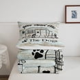 thumbnail image 4 of Manfei Happy Camping Full Size Comforter Sets 3-Piece,Camper Truck Bedding Comforter Set for Kids Boy Girls Room Decor,Adventure Theme Dog Lover Quilt Set Rustic Vintage Cabin Bedding Sets, 4 of 7