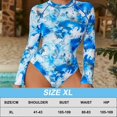 thumbnail image 2 of Womens Rash Guard Long Sleeve Swim Shirt One Piece Bathing Suit Swimsuit, 2 of 5