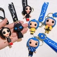 thumbnail image 2 of LLavero de muñeca Coraline y la puerta secreta de película clásica, modelo Coraline, colgante, llavero de juguete para bolso de coche, adorno, llavero con dije, 2 of 4
