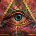 thumbnail image 5 of Home Bedclothes All-seeing Eye Printed Duvet Cover Set Teenager Adult Fantasy Bedroom Decor,King (90"x104"), 5 of 6