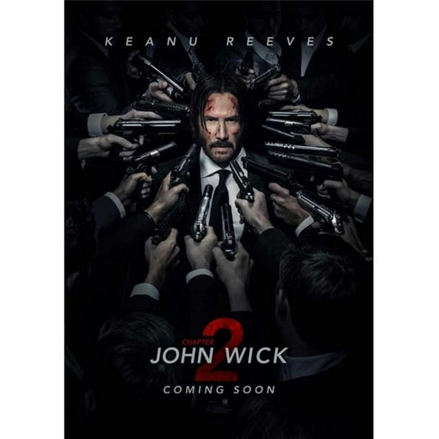Pop Culture Graphics MOVIB36355 John Wick Chapter 2 Movie Poster, 27 x 40