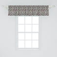 thumbnail image 2 of Ambesonne Leopard Print Valance Pack of 2, Modernized Cat Skin, 54"X12", Multicolor, 2 of 4