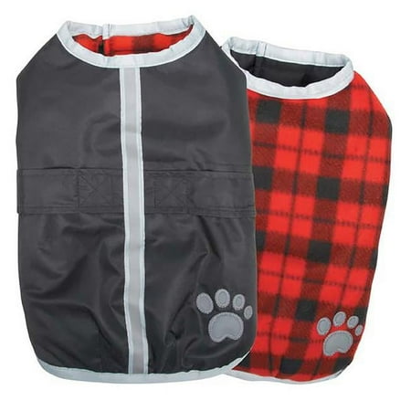 NorEaster Dog Blanket Coat, Black - Medium