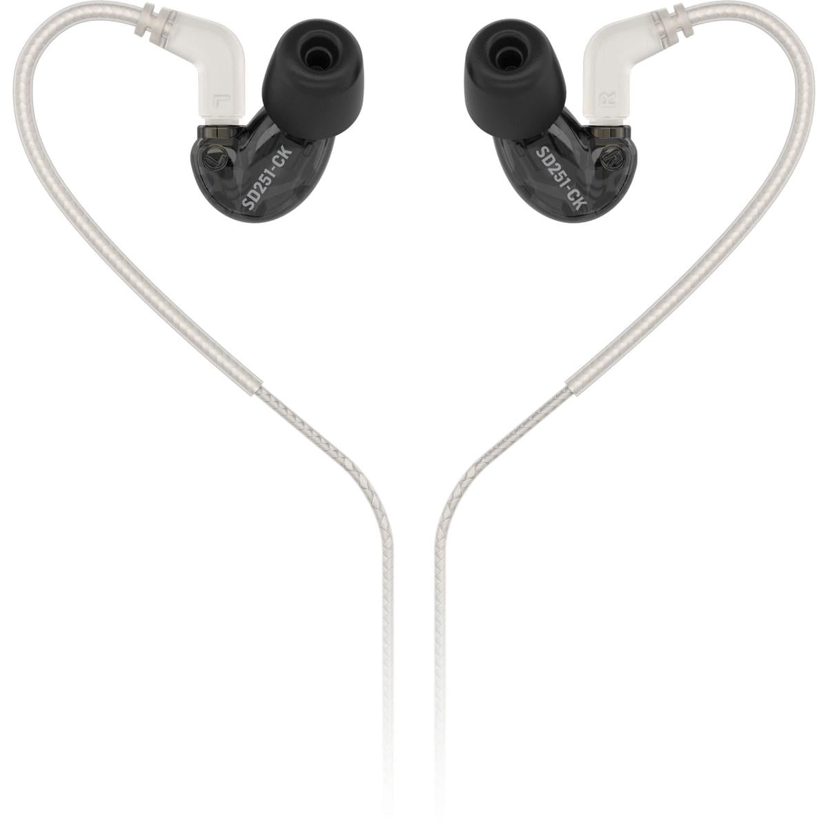 Behringer SD251-CK Studio Monitoring In-Ear Earphones, Black