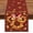 Fall-red, variant on Hello Fall Cartoon Mouse Wreath Table Runner, Red Autumn Maple Leaves Kitchen Dining Table Decor, Seasonal Burlap Home Decoration Indoor Outdoor Party Supply 13 x 72 Inch