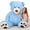 Smile-blue, variant on MorisMos Brown Giant Teddy Bear 6ft Stuffed Animal "I Love You" Red Heart Jumbo Human Size Teddy Bear