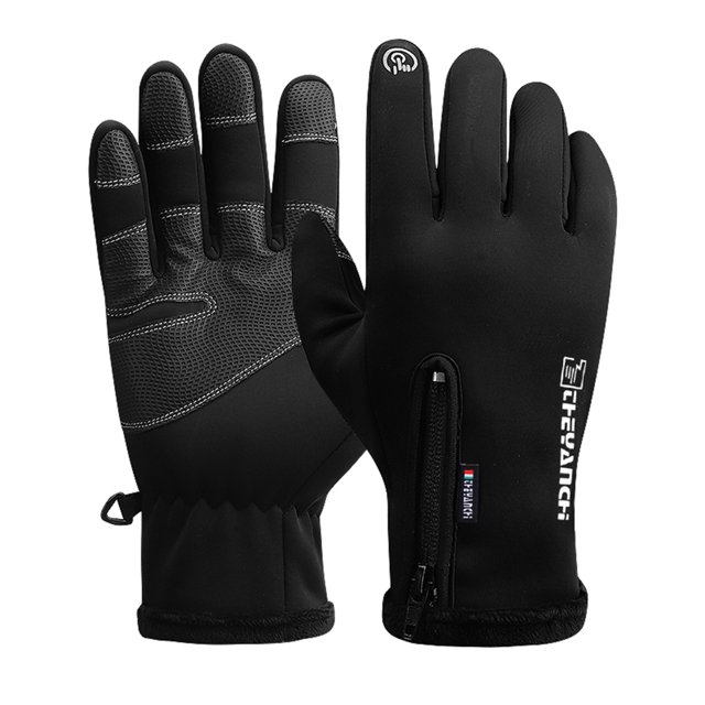 Guantes impermeables y a prueba de viento con pantalla para todos los dedos para invierno al aire libre Wmkox8yii jkg4259