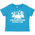 thumbnail image 3 of Inktastic Yellowstone National Park with Bear Mountains and Trees Boys or Girls Toddler T-Shirt, 3 of 5