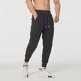 thumbnail image 5 of Pantalones deportivos masculinos, pantalones de algodón recortados para hombre, pantalones de chándal de otoño e invierno, largos, sueltos, de lujo, nuevos artículos en tallas grandes, 5 of 5