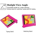 thumbnail image 5 of For iPad 7th Generation Case for Kids with Tempered Glass Screen Protector – iPad 10.2 inch 2019 Case for Kids Shock Proof Protective Heavy Duty Cover with Handle Stand for 2019 Apple iPad 10.2 Pink, 5 of 11