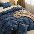 Bedsure King Duvet Cover Set, Boho Bedding Set for All Seasons, 3