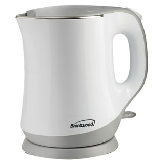  Brentwood KT-1617 1.7 Liter Cordless Electric Kettle, White:  Electric Hot Tea Machines: Home & Kitchen
