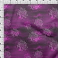 thumbnail image 4 of oneOone Tissu Popeline de Coton Violet Corail de Mer Tissu pour Robe Tissu Imprimé au Mètre 42 Pouces de Large, 4 of 4