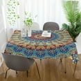 thumbnail image 5 of GZHJMY Boho Mandala Outdoor Tablecloth60x108In,Rectangle Table Cover Kitchen Dinner for Outdoor and Indoor Party Holiday Hotel BBQ-Machine Washable622 Home Decor, 5 of 7