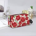 thumbnail image 6 of Uemuo Rose Flowers Pattern Portable Toiletry Bags with Handle, Waterproof travel Make up Bags for Women, Large Capacity Travel Cosmetic Bags, 6 of 9
