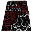 thumbnail image 2 of ABPHQTO Red Black White Hearts Cats Valentine'S Day Romantic Book Cover Book Protector Book Sleeve Book Pouch Book Bag 6x9 inch, 2 of 4
