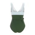 thumbnail image 3 of Aayomet Maillot de Bain for Women 2024 Maillots de Bain (Vert Armée, P), 3 of 5