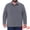 Gray, variant on DARING DIVA Men's Big Tall Chest Pocket Long Sleeve Business Polo Shirt XL Black