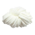 thumbnail image 5 of Rushay Chunky Chenille Yarn Giant Washable Gauge 7 Plush Yarn Acrylic Fibers Bulky Yarn Milky White, 5 of 9