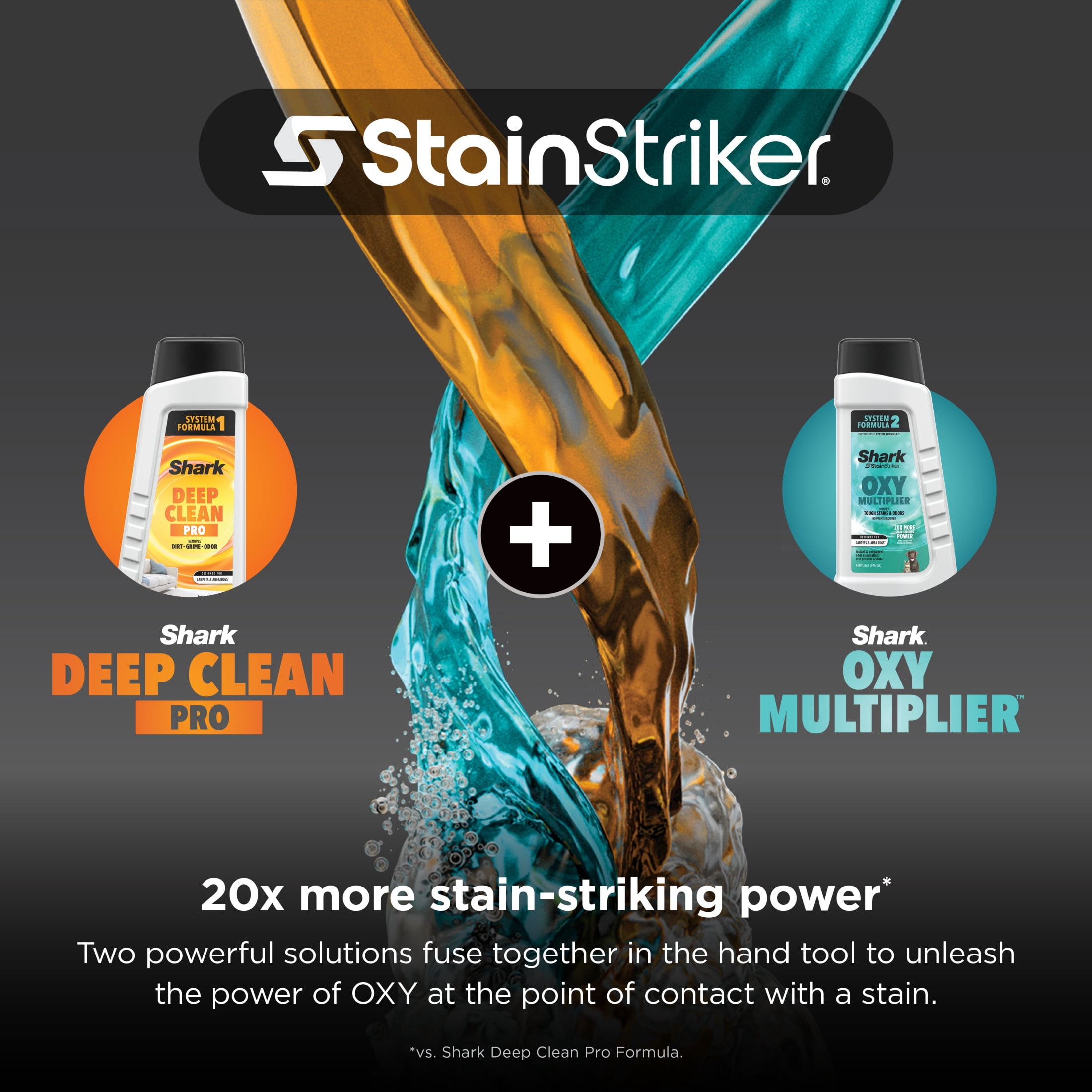 Shark CarpetXpert Hair Pro with StainStriker Upright Carpet & Area Rug Cleaner, Upholstery, Pet Friendly, Carpet Shampooer, 3 Tools, EX300 Gray