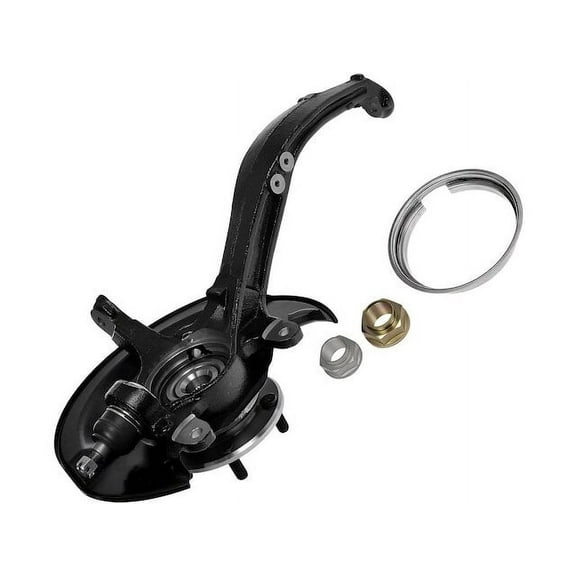 Front Left Steering Knuckle - Compatible with 2003 - 2007 Honda Accord 2.4L 4-Cylinder 2004 2005 2006