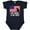 Navy Blue, variant on Inktastic Military Uncle is My Hero Us Flag Boys or Girls Baby Bodysuit