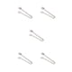thumbnail image 3 of Kearding Food Tongs Stainless Steel Party Serving Outdoor Bread Kitchen Restaurant Reusable Cafe Bar Clips Grilling Tong Picnic Type2 NO2, 3 of 6