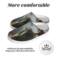 thumbnail image 6 of KLL Autumn Dragon Mountain View Pattern Adult Unisex Cozy Slippers,Fuzzy Slip-on Slippers TPR Sole Slippers Comfort Plush Home Footwear for Indoor & Outdoor-11, 6 of 7