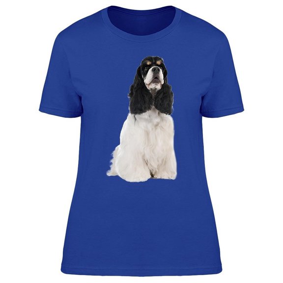 Cute Spaniel Sitting Tee Women's -Image by Shutterstock