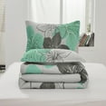 thumbnail image 6 of Dintszyayue Floral Boho Comforter King Size,3 Pcs Green Microfiber Bedding Set All Ages(90"x104"), 6 of 7