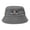Gray, variant on Doge Logo Washed Bucket Hat For Men Women Denim Bucket Hat Sun Hat Cowboy Fishing Beach Hat
