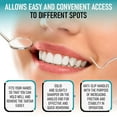 thumbnail image 5 of Herramientas dentales, paquete de 10 herramientas de limpieza de dientes removedores de placa de acero inoxidable, kit de higiene para el cuidado bucal con limpiador de placa, púas de sarro, 5 of 5