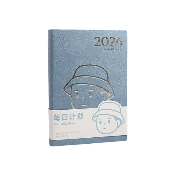 2026 Daily Planner with 200 Sheets Dated Daily Journal 2026 Academic Planner Notebook For Scheduling 8.14x5.7Inch