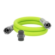 Flexzilla® Garden Hose, Hybrid Polymer, Female Female with Male Adapter, 5/8 x 5', 150 PSI, ZillaGreen™