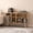 Natural wood color, variant on Record Player Stand with Vinyl Storage, Wood Turntable Table for 350 Albums, Albums Holder with Charging Station, Mid Century Media Console for Living Room, Bedroom, Office,Black