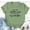 Green, variant on Women Oversized T Shirt Short Sleeve Letter Print Tee Summer Crew Neck Casual Loose Fit Tops 2026