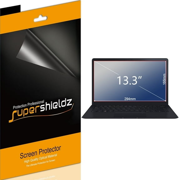 [3-Pack] Supershieldz for Universal 13.3 inch with 16:9 Aspect Ratio Laptop Screen Protector, (294mm X 166mm), Anti-Glare & Anti-Fingerprint (Matte) Shield