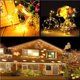 thumbnail image 2 of Inteprter 2 uds impermeables 100 luces LED luces de Navidad luces de cadena Led luces de decoración de Navidad al aire libre/interior Iluminación navideña Blanco cálido Inteprter HA027691-01, 2 of 6