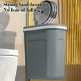 thumbnail image 5 of Clearance Under 10$!Trash Can Wall Mounted Garbage Cans Household High Color Plastic Toilet With Lid Large Hanging Office Kitchen Trash Cans, 5 of 6