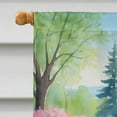 thumbnail image 3 of Redbone Coonhound Spring Path House Flag, 3 of 5