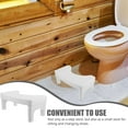 thumbnail image 2 of FUTUREORYY Tabouret Robuste pour Salle de Bain Blanc PP pour Personnes Âgées 1Pcs, 2 of 7