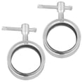 thumbnail image 1 of Minkissy 2Pcs Metal Dumbbell Barbell Collar Clips Secure Locking Weight Clips for Home Gym Equipment, 1 of 8