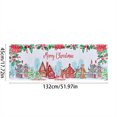 thumbnail image 3 of Christmas Rod Pocket Curtains, Printed Light Filtering Short Window Curtains, Holiday Tier Curtains for Kitchen, Bedroom and Bathroom Window Decor, 3 of 7