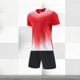 thumbnail image 4 of Eltusu Boys Athletic Outfit Sets, 2PC Short Sleeve Quick Dry Crew Neck Kids Clothes Sets Red Size 14-15 T, 4 of 8