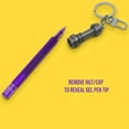 thumbnail image 2 of LEGO Star Wars Lightsaber Gel Pen with Clip - Purple (53516), 2 of 6
